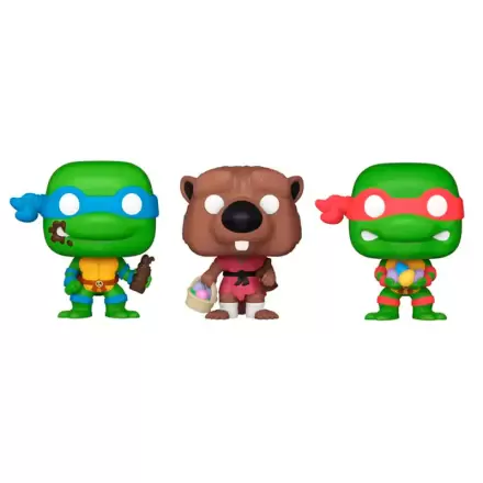 Mrkva Pocket POP blister 3 figúrky Ninja Turtles Splinter Leonardo Raphael termékfotója