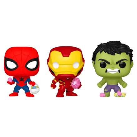 Carrot Pocket POP blister 3 figúrky Marvel Spiderman Hulk Iron Man termékfotója