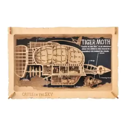 Castle in the Sky Papierový Model Kit Paper Theater Wood Style Tiger Moth produktová fotografia