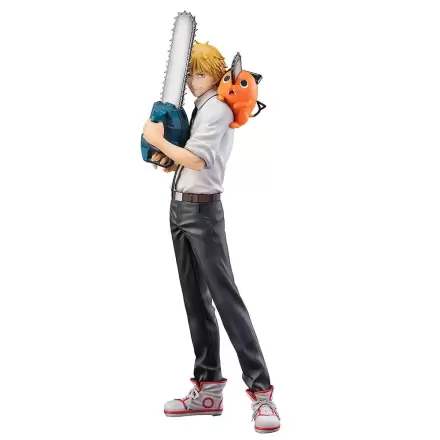 Chainsaw Man Luminasta PVC Figúrka 1/7 Denji & Pochita 24 cm termékfotója