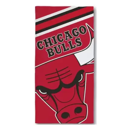 Chicago Bulls mikrovláknová plážová osuška produktová fotografia
