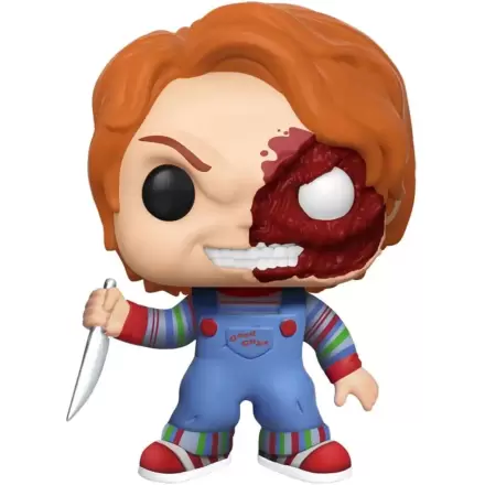 Child´s Play POP! Movies Vinyl (Exc) Figurka Chucky Half (BD) 9 cm termékfotója