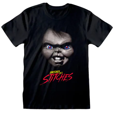 Chucky Snitches Get Stitches tričko produktová fotografia