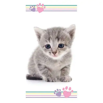 Uterák s potlačou mačky, Plážový uterák 70*140 cm produktová fotografia