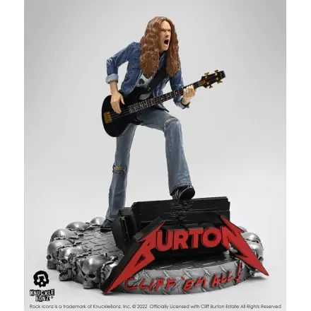 Cliff Burton Rock Iconz Socha Cliff 'Em All 22 cm produktová fotografia
