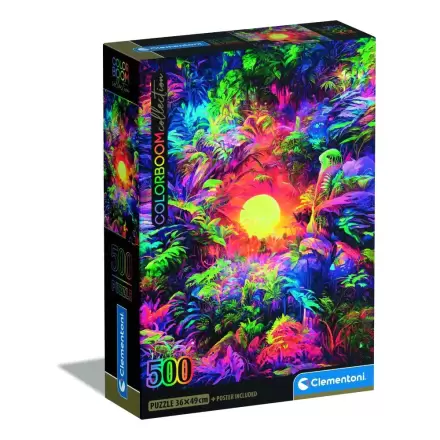 Color Boom Psychedelic Jungle Sunrise puzzle 500ks termékfotója