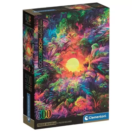 Color Boom Psychedelic Jungle Sunrise puzzle 500ks produktová fotografia