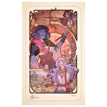 Critical Role Art Print Laura Bailey: 10th Anniversary Art Nouveau Ilustrácie 46 x 28 cm - nezarámované produktová fotografia