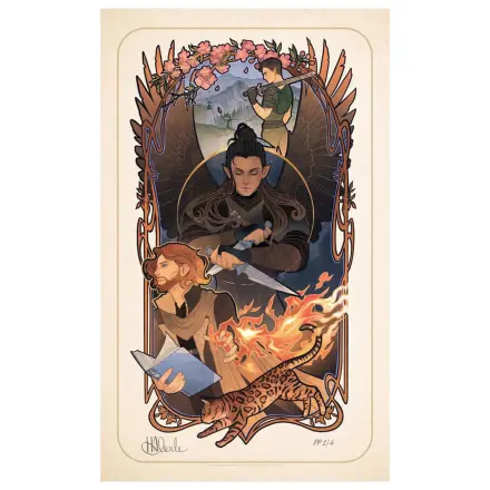 Critical Role Art Print Liam O'Brien: Ilustrácie k 10. výročiu Art Nouveau 46 x 28 cm - nezarámované produktová fotografia