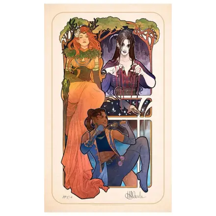 Critical Role Art Print Marisha Ray: 10th Anniversary Art Nouveau Illustrations 46 x 28 cm – nezarámované produktová fotografia