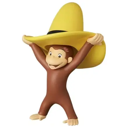 Curious George UDF Mini figúrka s klobúkom 6 cm produktová fotografia