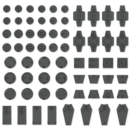 Prispôsobiteľné ozdobné diely z materiálu 1 Sivá produktová fotografia