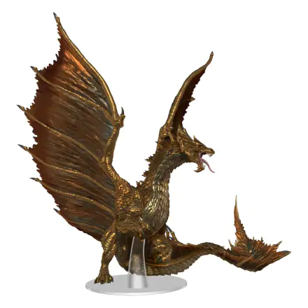 D&D Icons of the Realms Socha Adult Brass Dragon 30 cm produktová fotografia