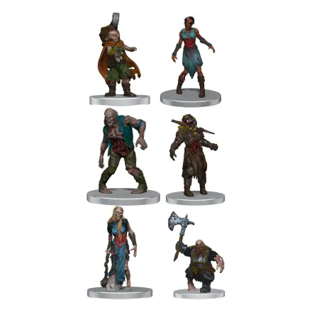 D&D Icons of the Realms pre-painted Miniatures Undead Armies - Zombíci Set produktová fotografia