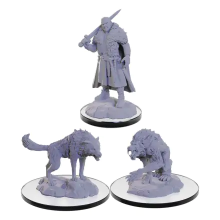 D&D Nolzur's Marvelous Miniatures miniatúra Nenafarbený Loup Garou produktová fotografia