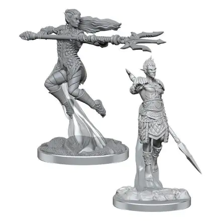 D&D Nolzur's Marvelous Miniatures Unpainted Miniatures 2-Pack Sea Elf Fighters - 2-balenie, nemalované figúrky Morských Elfských Bojovníkov produktová fotografia