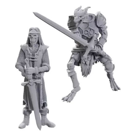 D&D Nolzur's Marvelous Miniatures 2-balenie nefarbených Miniatúr 50. výročia Skeleton Knights termékfotója