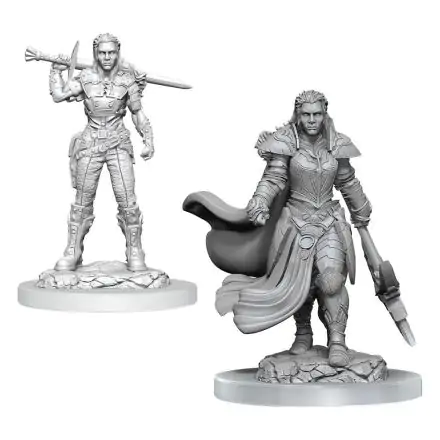 D&D Nolzur's Marvelous Miniatures Nenafarbené Miniatúry 2-Pack Orc Fighter Female produktová fotografia