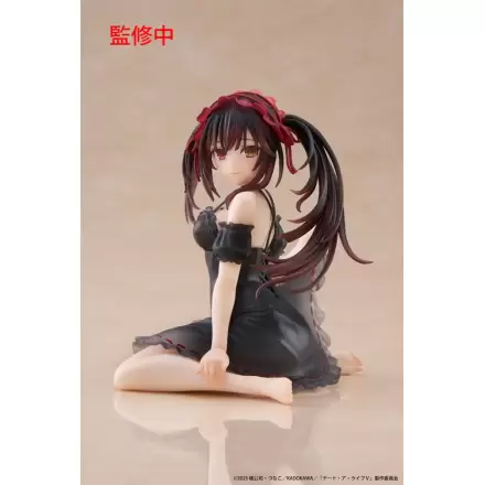 Date A Live V PVC socha Desktop Cute Figure Kurumi Tokisaki Nightwear Ver. 13 cm produktová fotografia