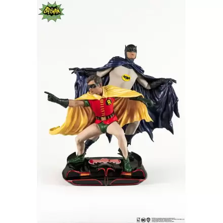 DC Comics PVC Dioráma Socha 1/8 Batman & Robin 1966 23 cm termékfotója