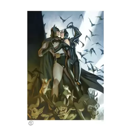DC Comics Art Print Batman & Catwoman 46 x 61 cm - bez rámu produktová fotografia