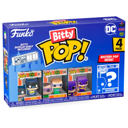 DC Bitty POP! Vinilová figúrka 4-balenie Batman Adam West 2,5 cm termékfotója