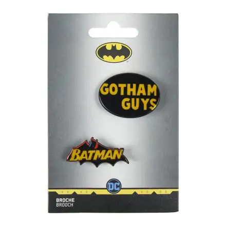 DC Comics Batman sada 2 brošní produktová fotografia