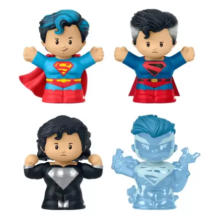 DC Comics Fisher-Price Little People Collector Mini figúrky balenie po 4 Superman: Through the Ages 7 cm produktová fotografia