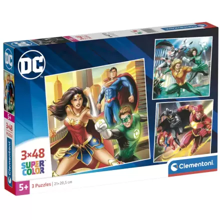 DC Comics Justice League puzzle 3 x 48 dielikov termékfotója