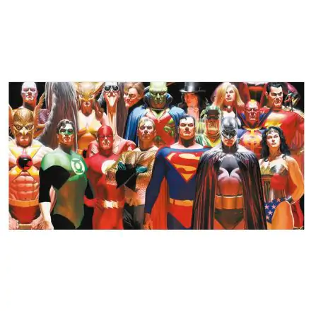 DC Comics Justice League sklenený plagát produktová fotografia