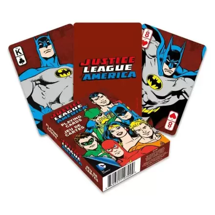 DC Comics hracie karty Retro Justice League produktová fotografia