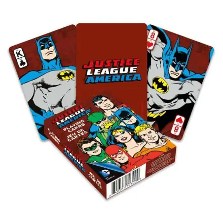 DC Comics hracie karty Retro Justice League termékfotója