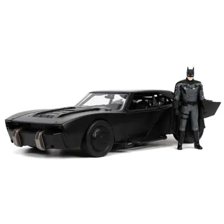 DC Comics The Batman Batmovil kovové auto + figúrka Batman set produktová fotografia