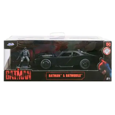 DC Comics The Batman Batmobil Metal auto + Batman figúrka szett termékfotója