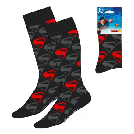 DC Comics Ponožky Superman Logo Black 38-45 produktová fotografia