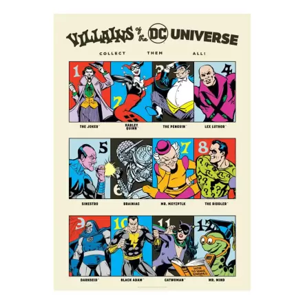 DC Comics Art Print 90. výročie Villains limitovaná edícia 42 x 30 cm termékfotója