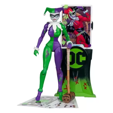 Akčná figúrka DC Multiverse Harley Quinn (DC Classic) Jokerized (Gold Label) 18 cm termékfotója