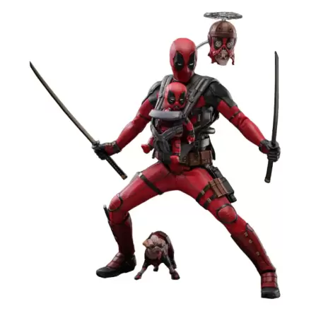 Deadpool &amp; Wolverine Movie Masterpiece Action Figure 1/6 Deadpool 31 cm termékfotója