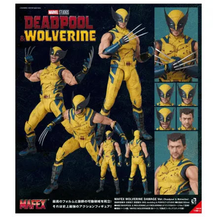 Deadpool & Wolverine Wolverine Damage Ver. MAFEX figúrka 16 cm produktová fotografia