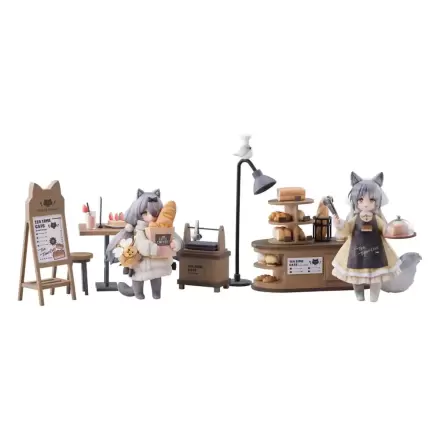 Decorated Life Collection PVC Soška Tea Time Cats - Cat Town Bakery Staff & Customer Set 12 cm produktová fotografia