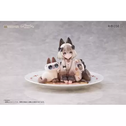 Decorated Life Collection PVC soška Tea Time Cats x Siamese Cat Azuki-san Friendship Collaboration Exclusive Set 18 cm produktová fotografia