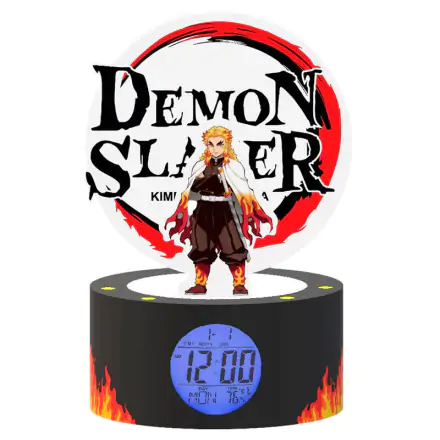 Demon Slayer Kimetsu no Yaiba Kyojuro Rengoku Budík figúrka 22cm produktová fotografia