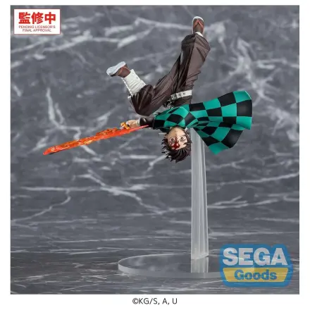 Demon Slayer: Kimetsu no Yaiba Luminasta PVC figúrka Tanjiro Kamado Hinokami Kagura Setting Sun Transformation 15 cm produktová fotografia