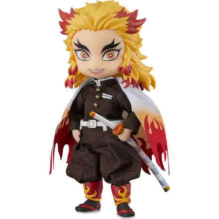 Demon Slayer: Kimetsu no Yaiba Nendoroid Doll Figúrka Kyojuro Rengoku 14 cm termékfotója