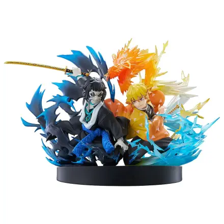 Demon Slayer: Kimetsu no Yaiba PVC socha Zenitsu Agatsuma & Kaigaku 15 cm produktová fotografia