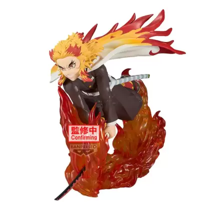 Demon Slayer Kimetsu no Yaiba Vibration Stars Kyojuro Rengoku figúrka 14 cm termékfotója