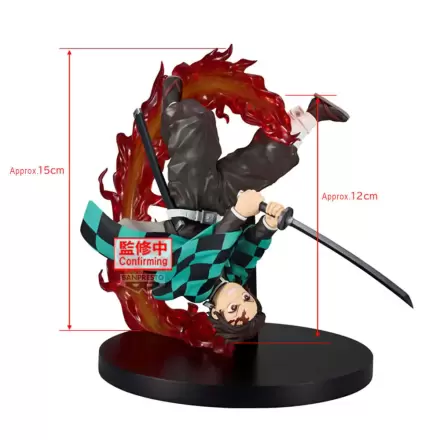 Demon Slayer Kimetsu no Yaiba Vibration Stars Tanjiro Kamado figúrka 15 cm termékfotója