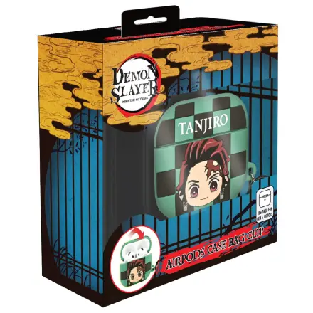 DEMON SLAYER Tanjiro 3D penové puzdro AirPods na slúchadlá s klipom produktová fotografia