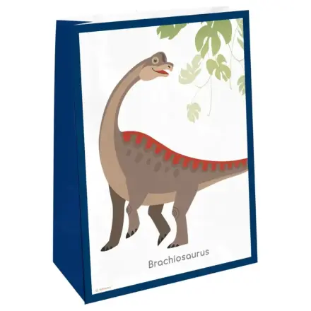 Dinosaurové papierové tašky – 4 kusy produktová fotografia