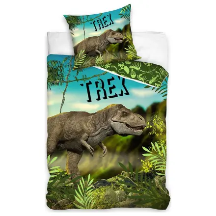 Dinosaur T-Rex Zelený obliečka na perinu produktová fotografia